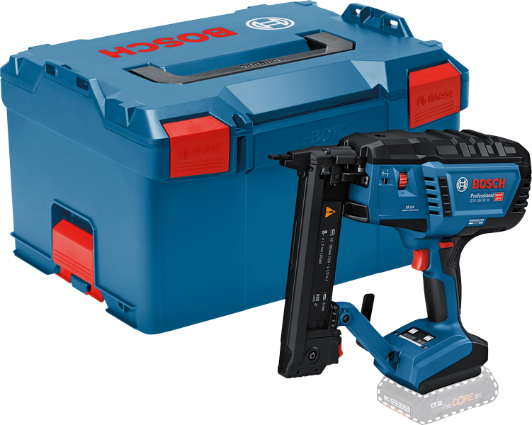 Bosch Professional GTH 18V-38 M Akku-Holztacker ohne Akku/Lader in L-Boxx 238 (0601482501)