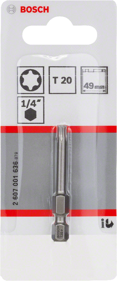 Bosch Schrauberbit Extra-Hard 1/4" T20x49 mm 1 Stk (2607001636)
