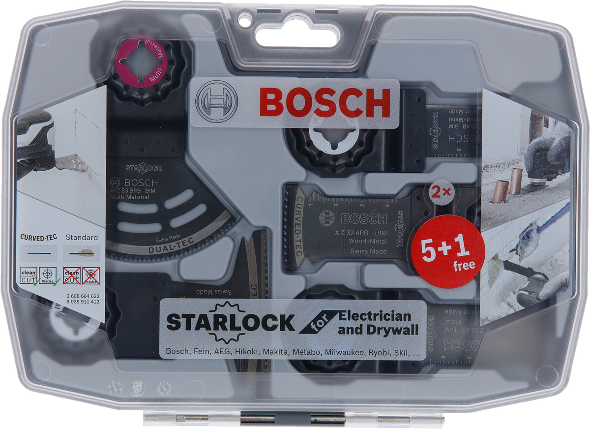 Bosch Starlock Set Best for Electrician AII / AIZ 6 tlg. (2608664622)