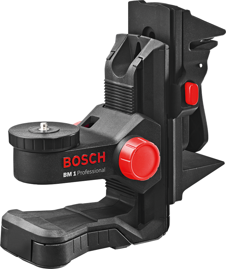 Bosch Professional Universalhalterung BM 1 + Deckenklammer für Linien- und Punktlaser