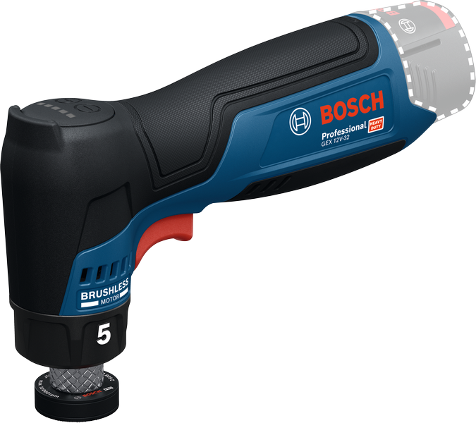 Bosch Professional GEX 12V-32 Akku-Exzenterschleifer 32 mm ohne Akku/Lader im Karton