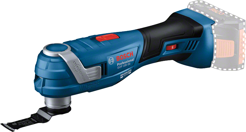 Bosch Professional GOP 18V-34 Akku-Multi-Cutter ohne Akku/Lader in L-Boxx 136