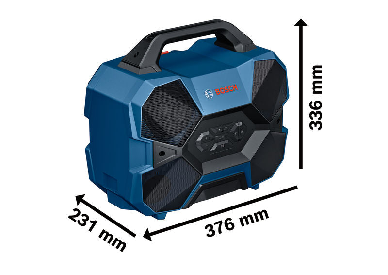 Bosch Professional GPB 18V-6 C Akku-Bluetooth-Lautsprecher ohne Akku/Lader (06014A6000)