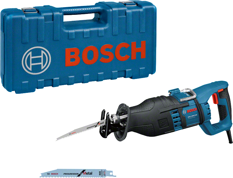 Bosch Professional GSA 1300 PCE Säbelsäge inkl. 2 Säbelsägeblätter 28 mm Hublänge 1300 Watt im Handwerkerkoffer