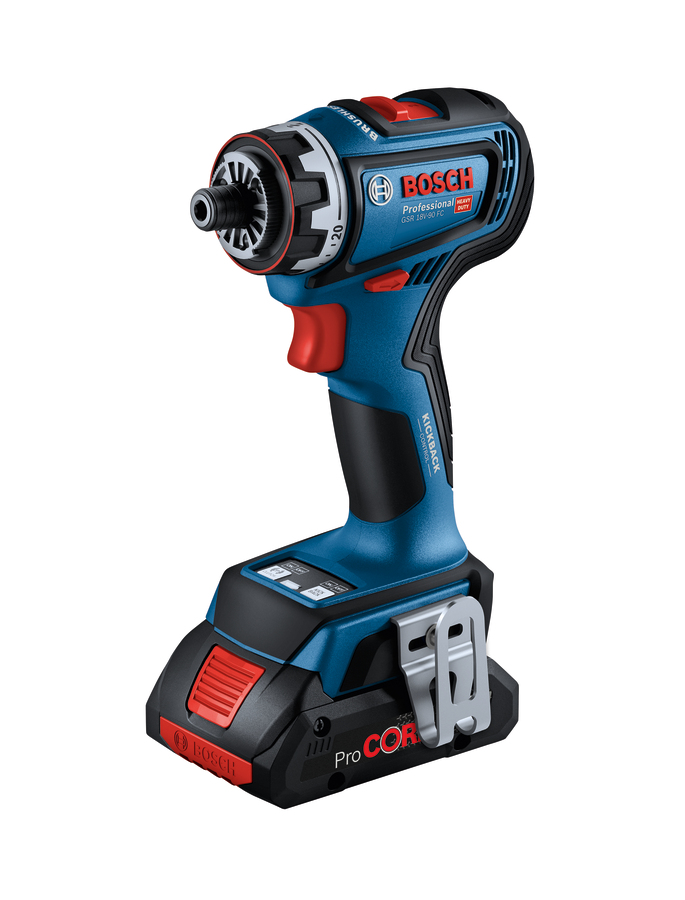 Bosch Professional GSR 18V-90 FC Akku-Bohrschrauber FlexiClick bürstenlos 90 Nm