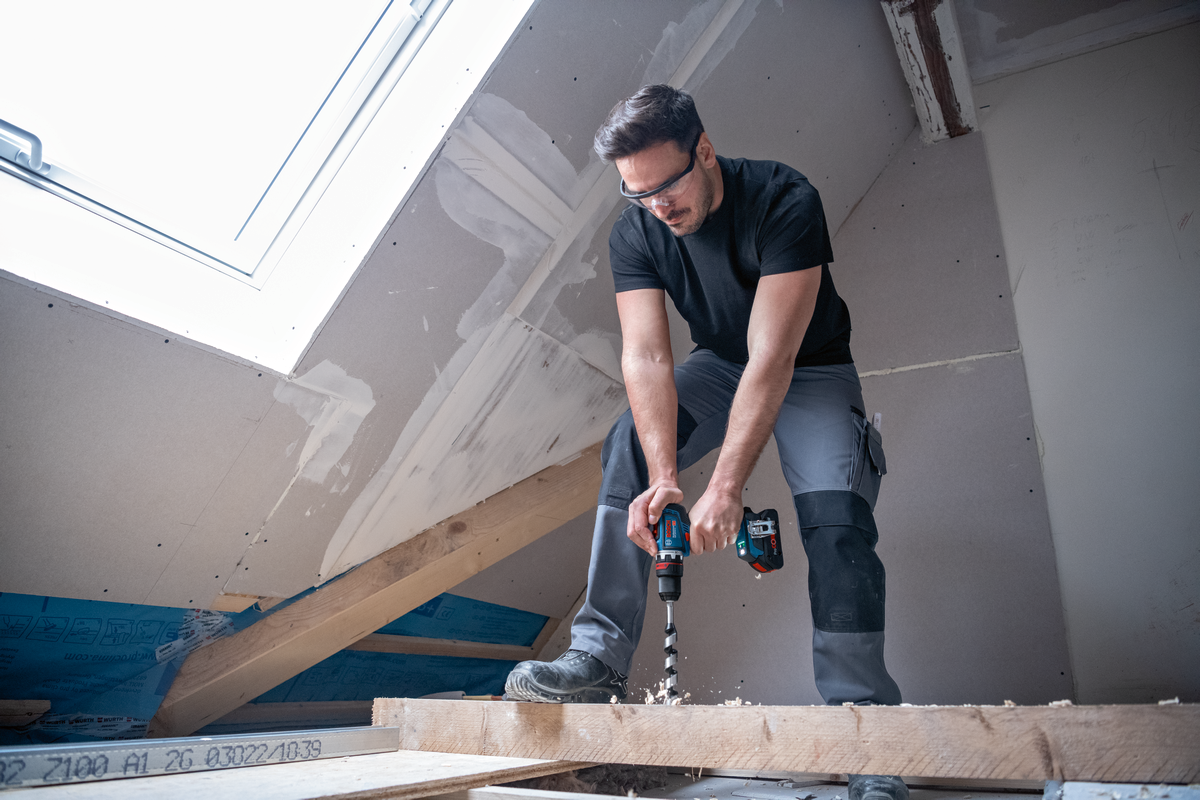 Bosch Professional GSR 18V-90 FC Akku-Bohrschrauber FlexiClick bürstenlos 90 Nm Flexiclick mit 2x 18V 4.0 Ah ProCore in L-Boxx 136