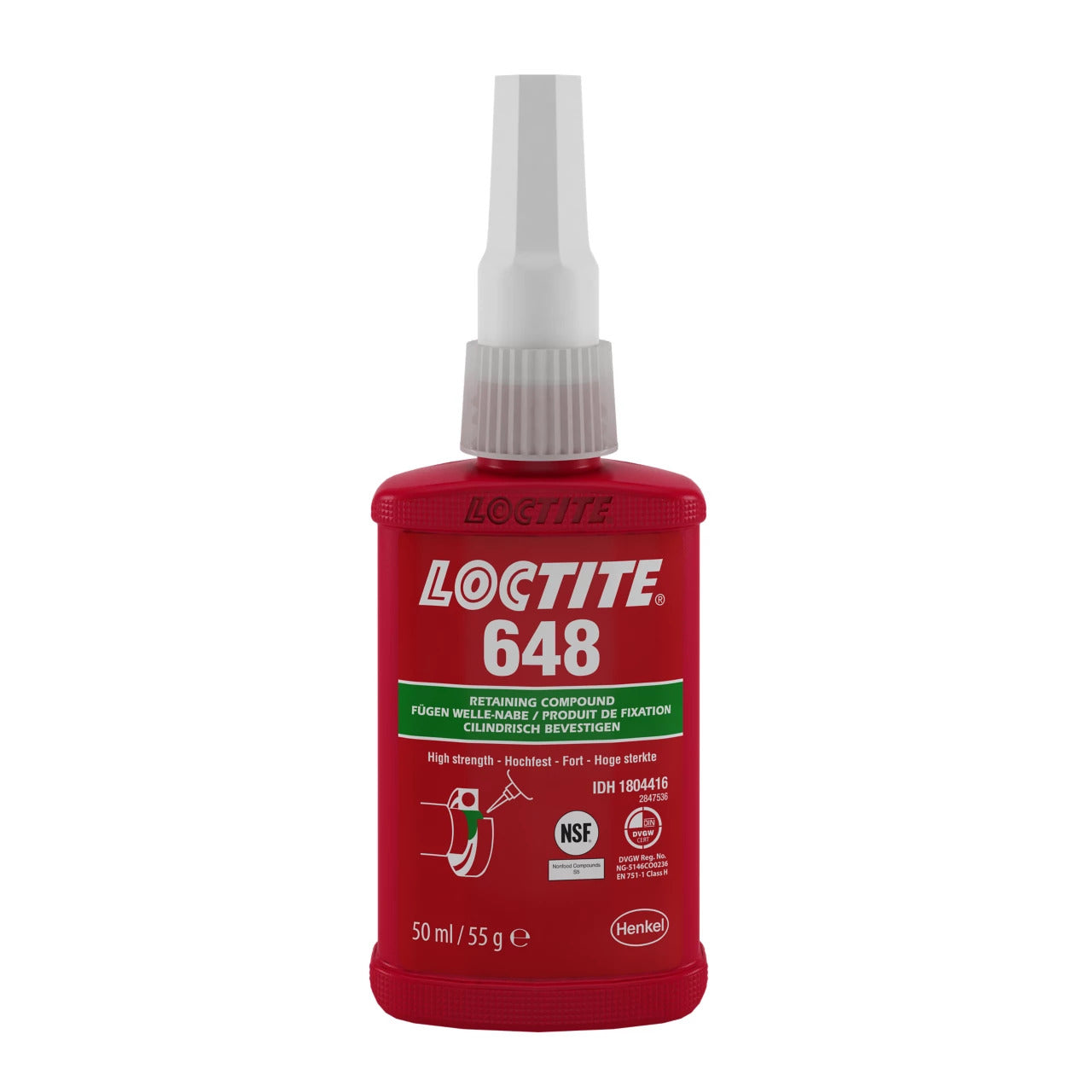 Loctite 648 Fügeklebstoff grün hochfest 50 ml (1804416)
