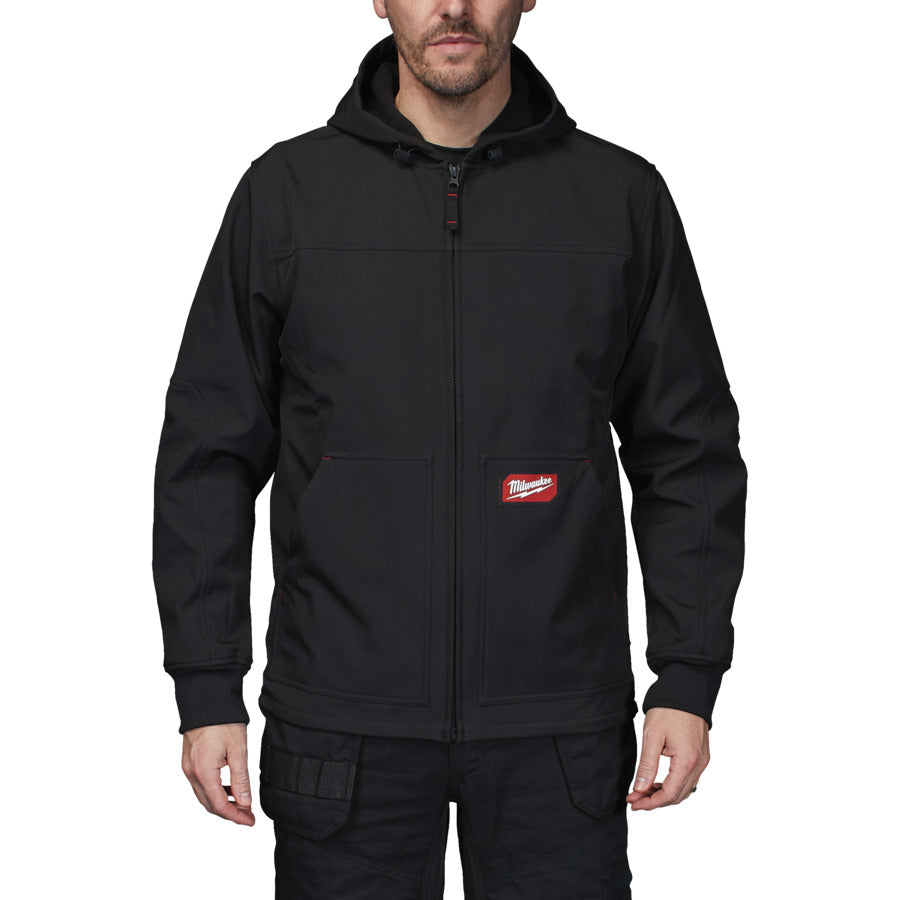Milwaukee FREEFLEX SJBL Softshell Kapuzen-Jacke schwarz