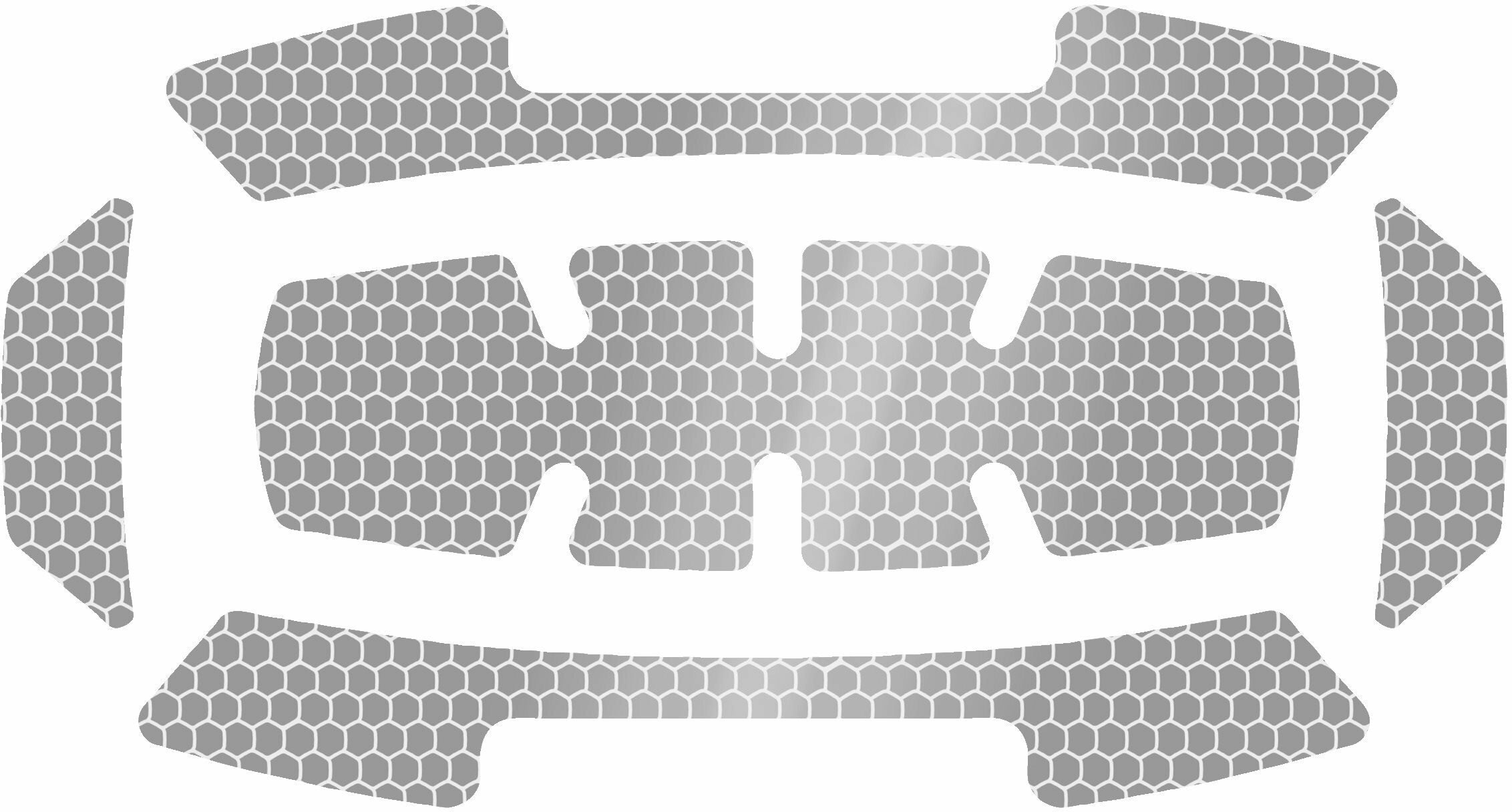 Milwaukee Hi-Vis Aufkleberset silber für Bolt 5 tlg. (4932499121)
