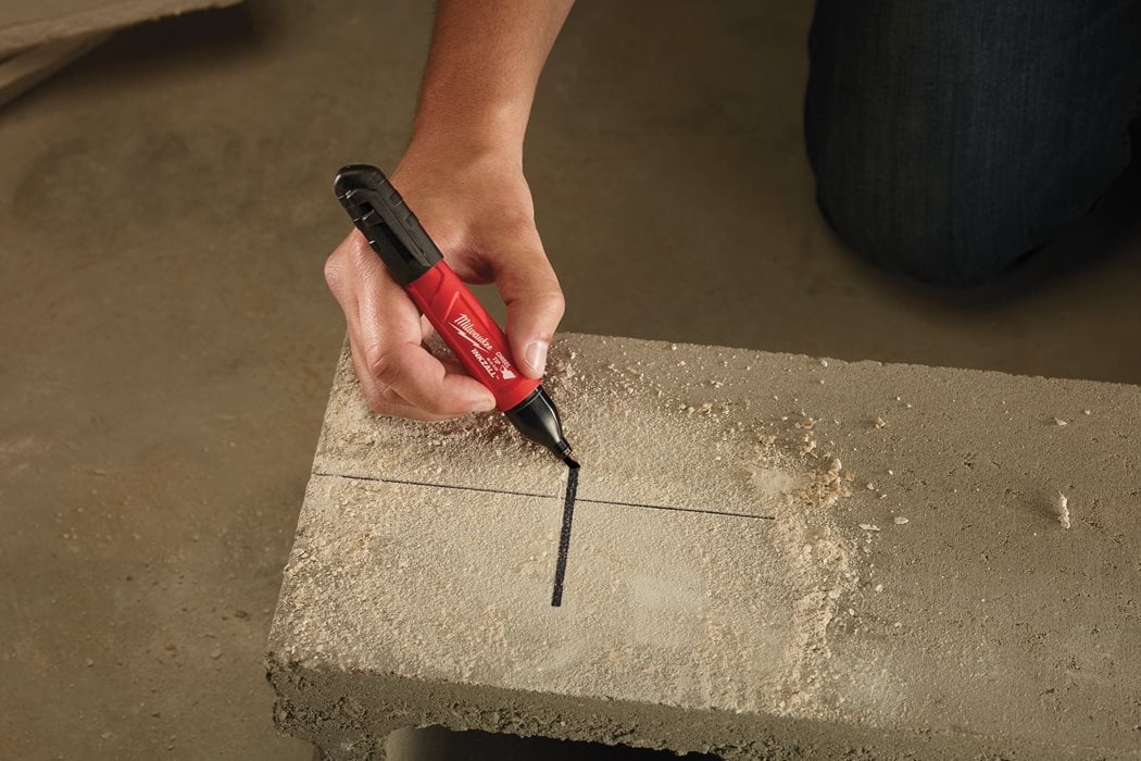 Milwaukee INKZALL Permanentmarker Keilspitze 1-4.8 mm zur Beschriftung (48223103)