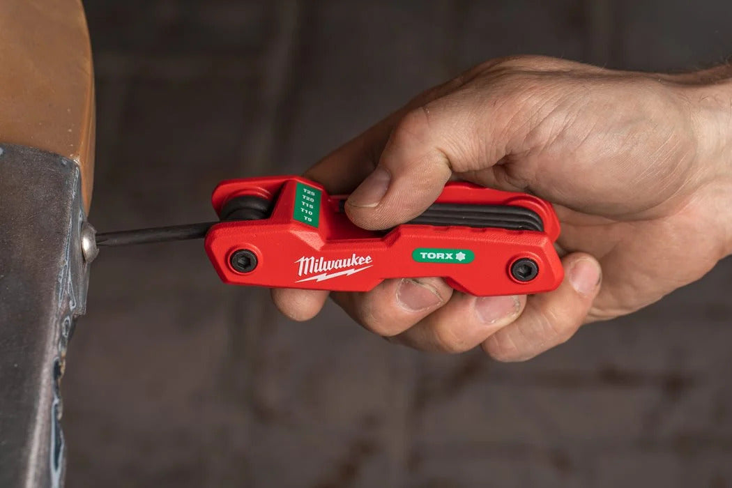 Milwaukee Klapp-Torxschlüssel Set Torx 8 tlg. (4932480979)