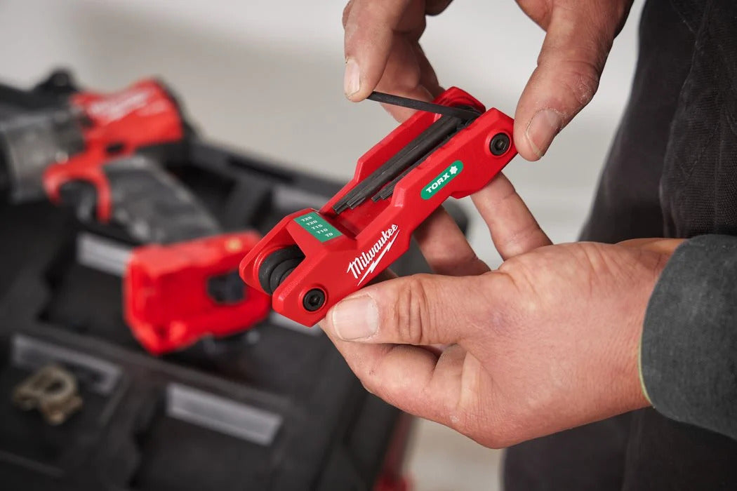 Milwaukee Klapp-Torxschluessel Set Torx T9-T40 8 tlg. (4932480979)