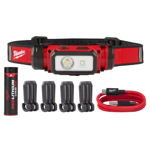 Milwaukee® L4 HL2-301 TRUEVIEW  USB-Akku-Stirnleuchte 600 Lumen im Blister
