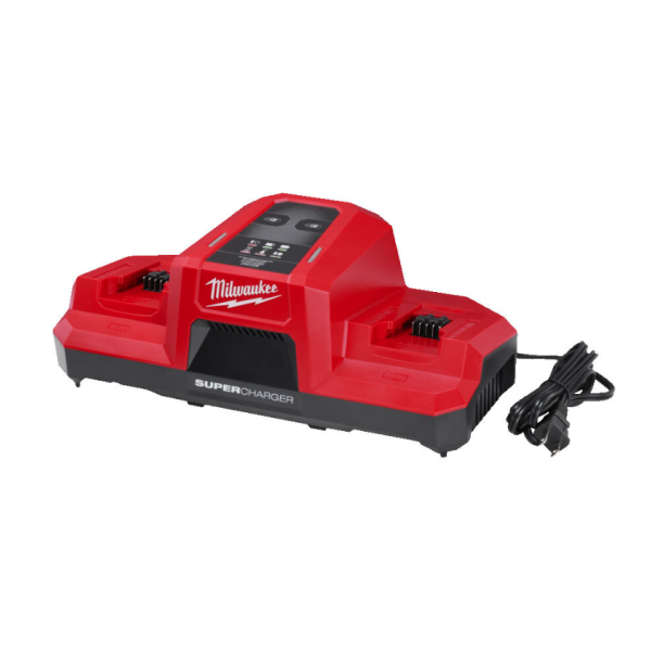 Milwaukee M18 DBSC Zweifach-Simultan-Schnellladegerät 18 A Ladestrom im Karton 4932492531