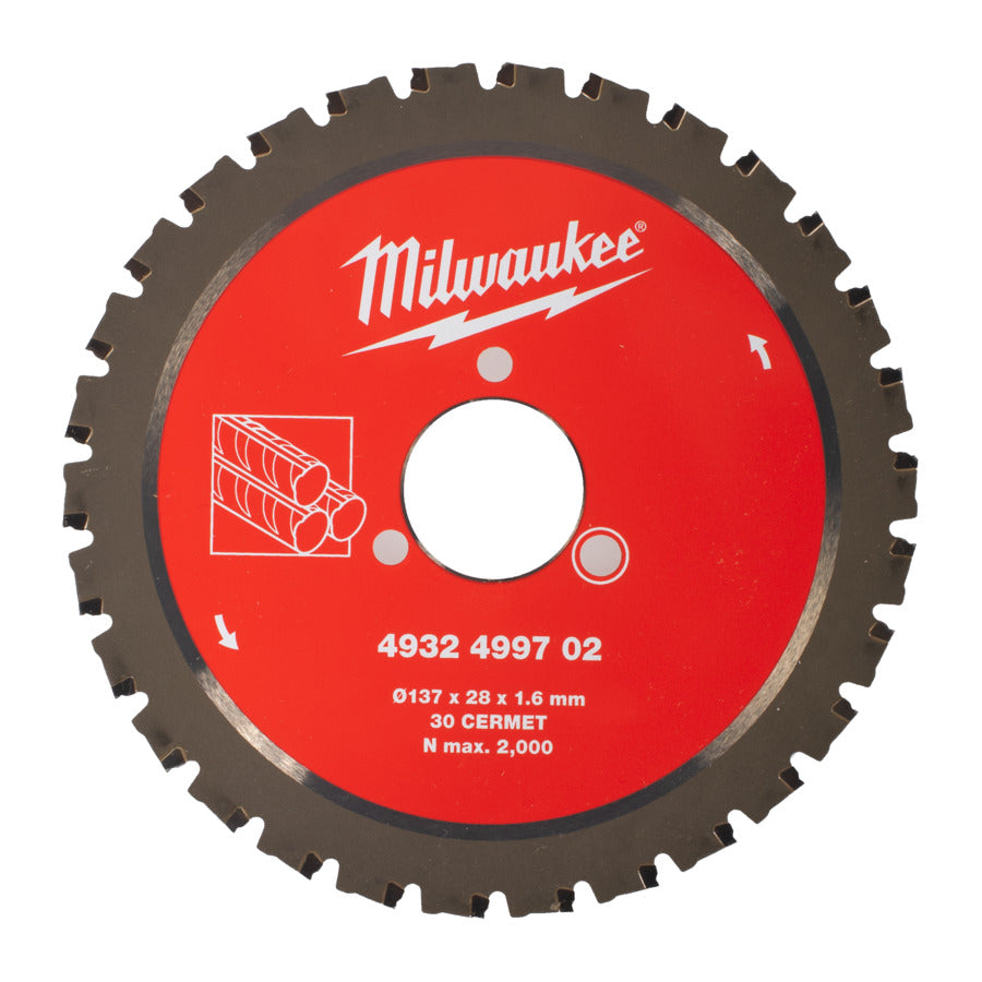 Milwaukee Sägeblatt 137x28x1.6 mm Z30 Metall (4932499702)