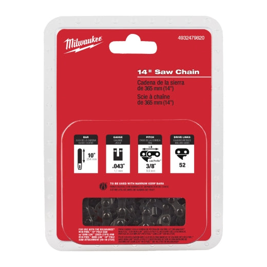 Milwaukee Sägekette 3/8" 356 mm 52 Glieder für Akku-Kettensäge M18 FCHS35 (4932479820)