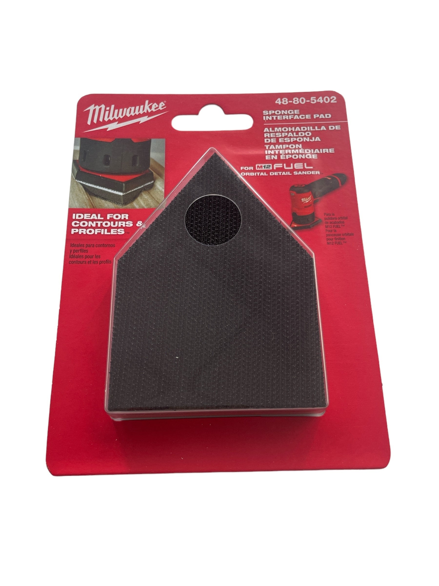 Milwaukee Schleifplattenschoner mit Klett 67 x 92 mm für M12FDSS (48805402)