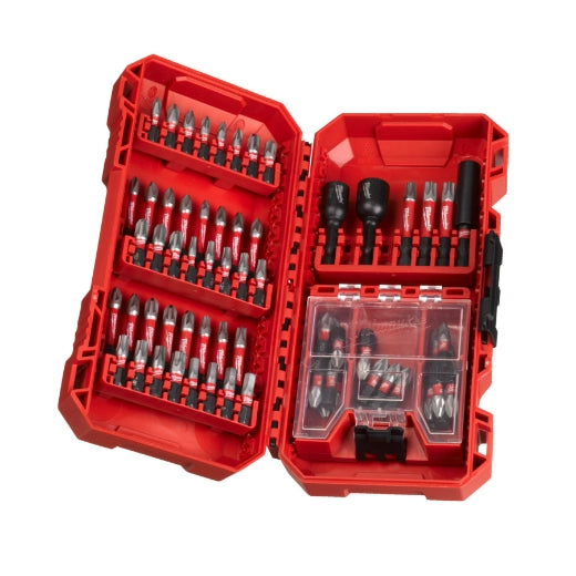 Milwaukee® Shockwave Bit Set / Steckschlüssel 8/10 mm inkl. Bithalter Gen III in Packout Kassette  4932492007 70 tlg.