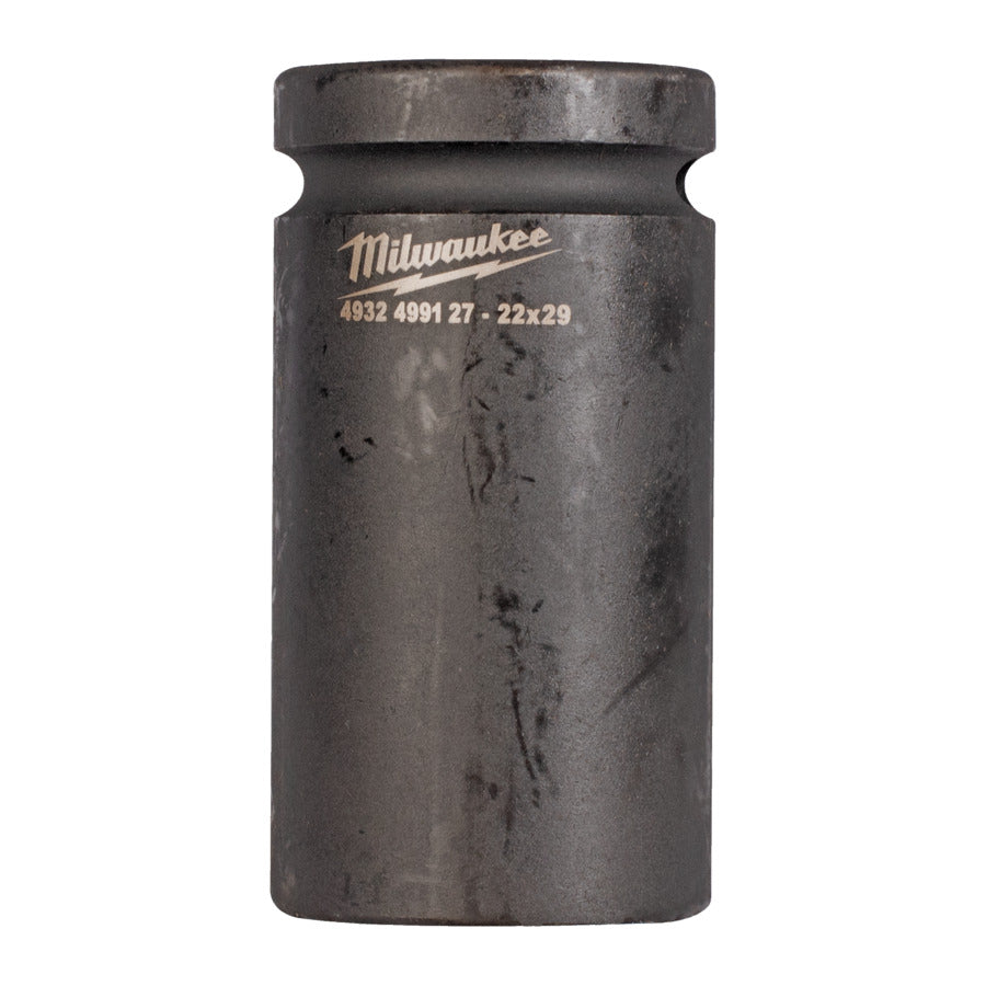 Milwaukee Shockwave Schlagnuss 1" 22x29 mm lang für Gleisbau (4932499127)