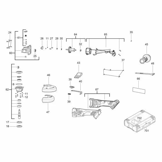 Milwaukee Staubschutzgitter für Winkelschleifer (4931479275)
