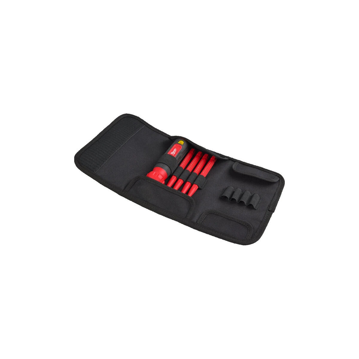 Milwaukee VDE Multi-Bit Schraubendreher 4-in-1 inkl. 4 isolierten Bits TX (4932493658) in Tasche