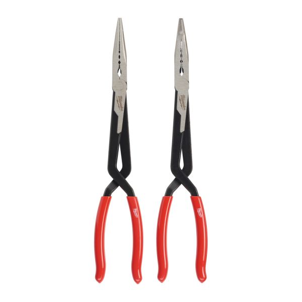 Milwaukee gerade und 45° gekröpfte Montagezange, lange Ausführung 2 tlg. (4932492499)