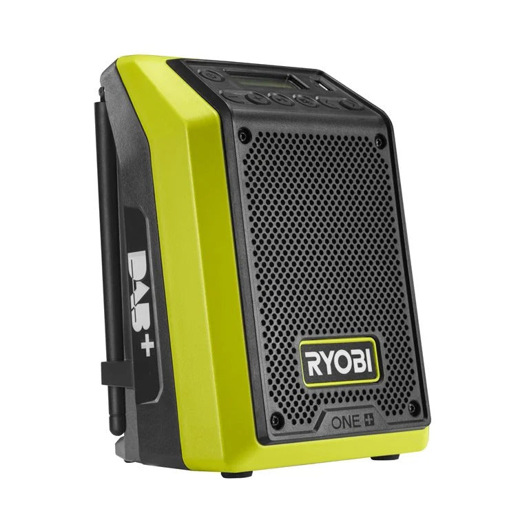 RYOBI ONE+ RRDAB18-0 Akku-Bluetooth-Radio mit DAB+ Funktion ohne Akku/Lader (5133005599)