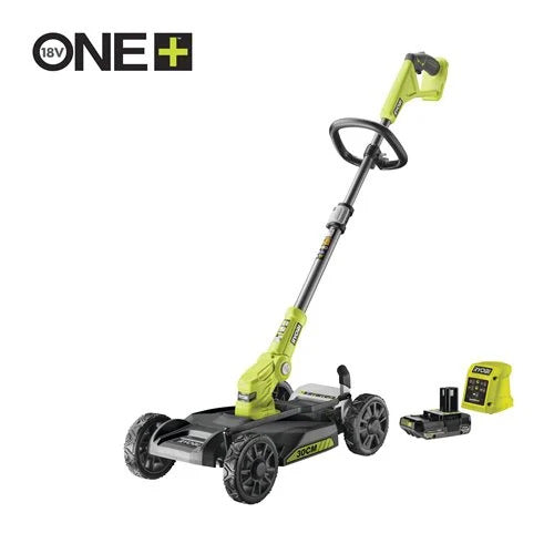 RYOBI RY18LMC30A-120 3-in-1-Akku-City-Rasenmäher 30cm Schnittbreite mit 1x 2.0 Ah Akku und Lader (5133005918)