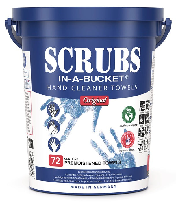 Scrubs Handreinigungstuch Hand Wipes Handreiniger Reiniger 72 Stück im Eimer (9000474000)