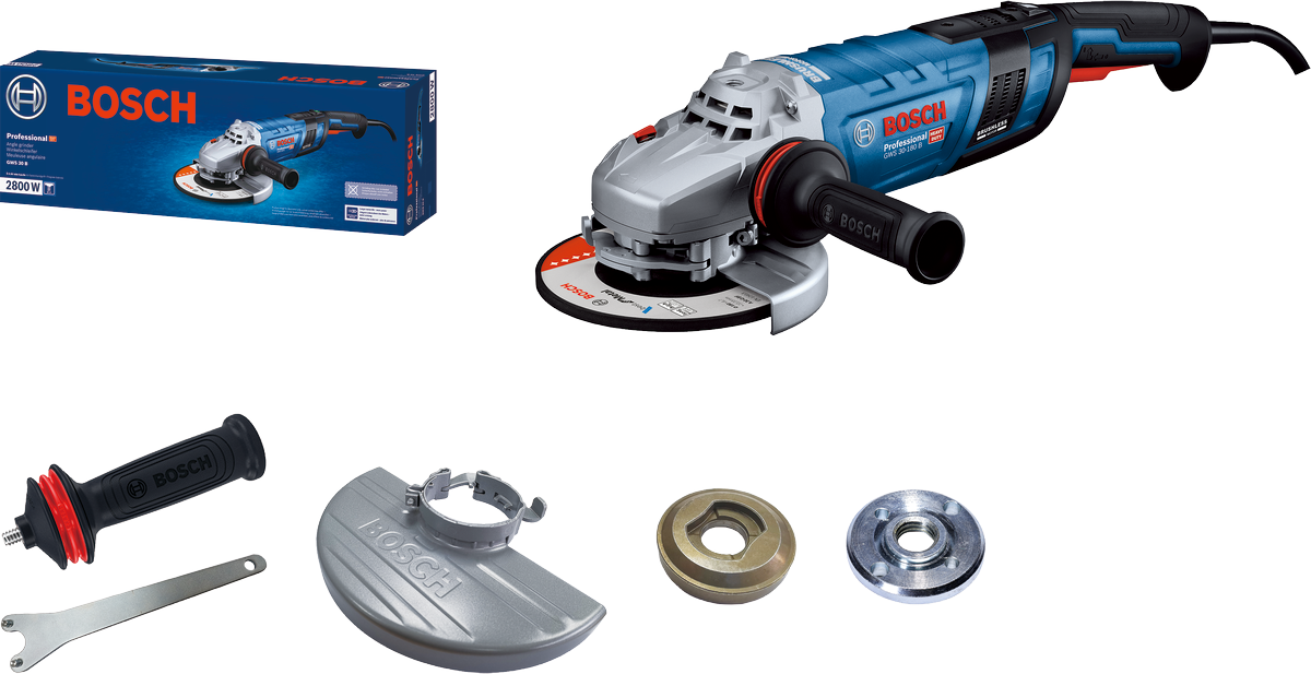 Bosch Professional GWS 30-230 B Winkelschleifer 230 mm mit 2800 W im Karton mit Zubehör