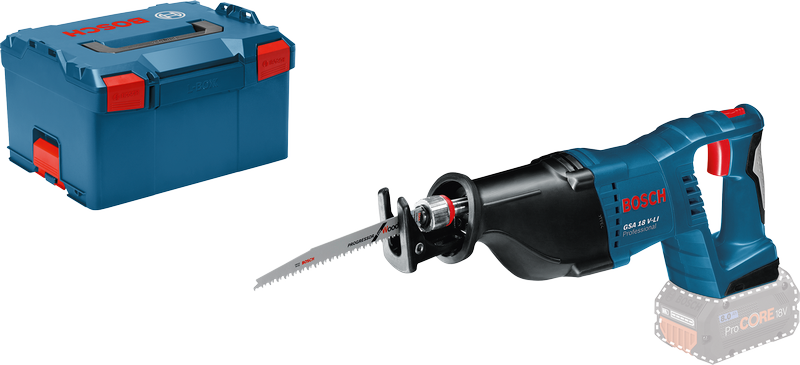 Bosch Professional GSA 18V-LI Akku-Säbelsäge (28mm Hub ohne Akku/Lader in L-Boxx 238)
