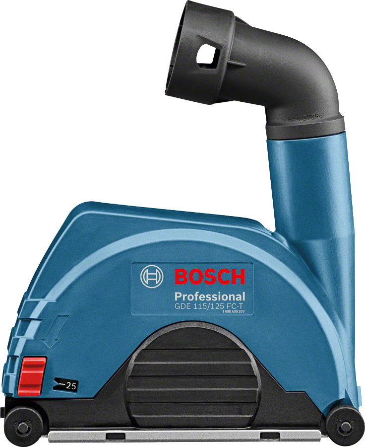 Bosch Professional GDE 115/125 FC-T Absaughaube Full Cover für GWX / GWS für optimierte Staubabsaugung