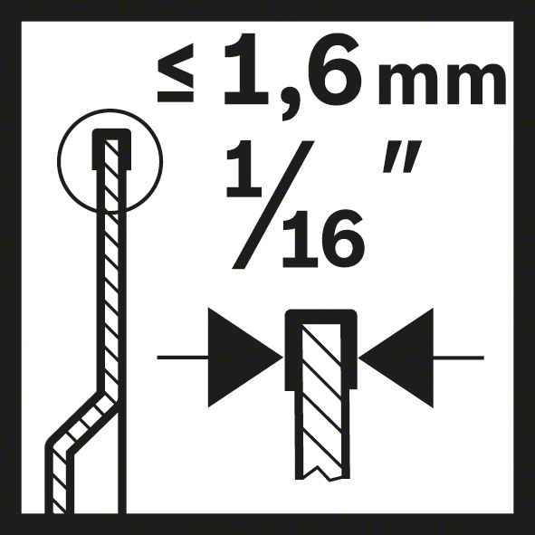 Bosch Starlock Schmalschnitt-Segmentsägeblatt Carbide-RIFF ACZ 70 RT5 (2608661692)