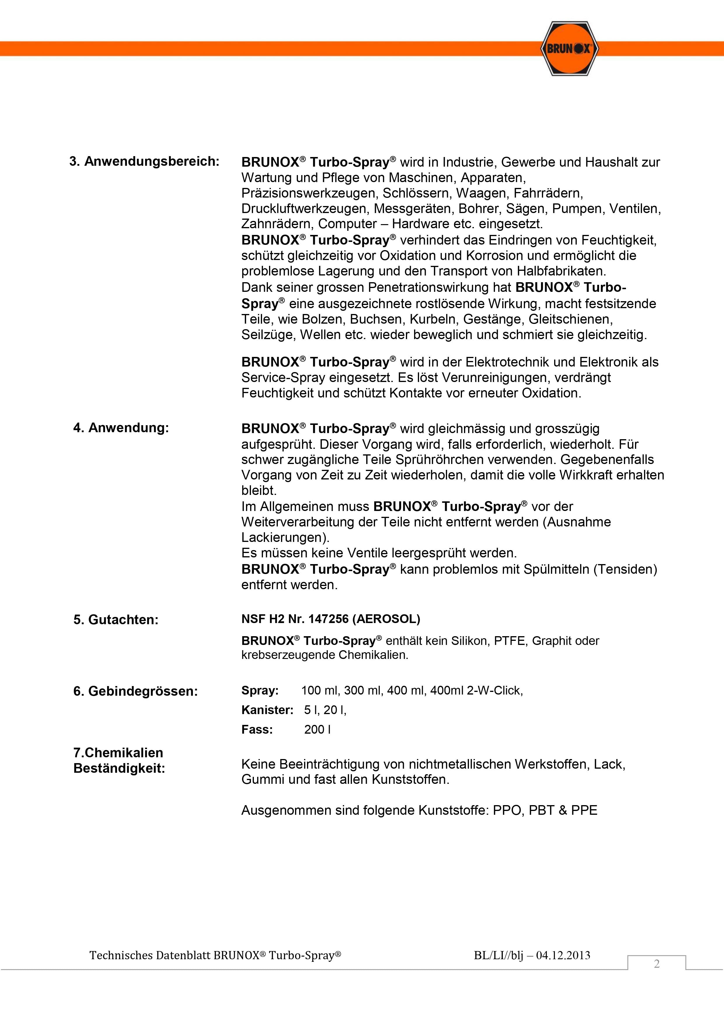 BRUNOX Turbo-Spray 300 ml Multifunktionsöl (BR0.30TS)