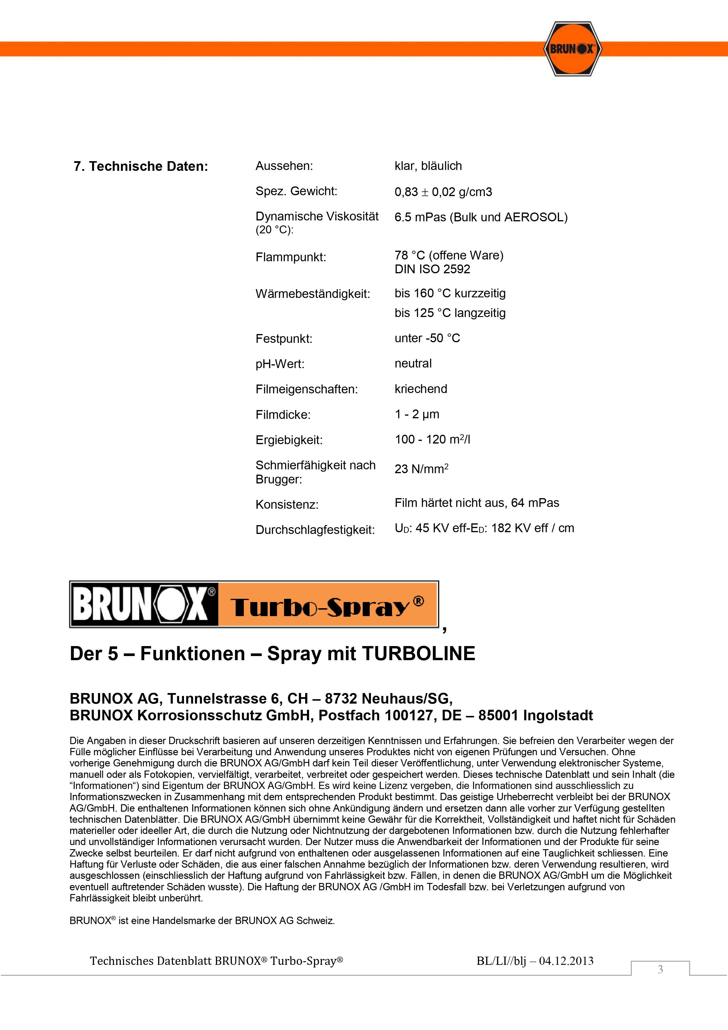 BRUNOX Turbo-Spray 300 ml Multifunktionsöl (BR0.30TS)