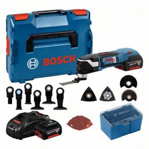 Bosch Professional GOP 18V-28 Akku-Multi-Cutter 2 x 5.0 Ah und Lader und Zubehör in L-Boxx 136