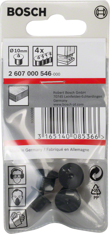 Bosch DIY Dübelsetzer-Set Dübelzentrierstift 10 mm 4 tlg.