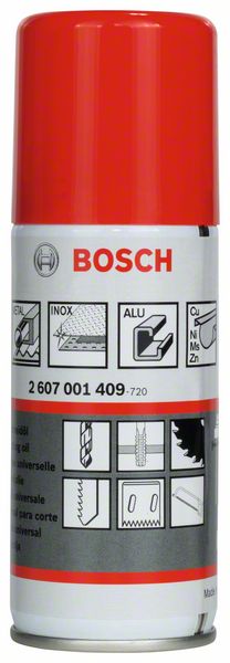 Bosch Universalschneidöl 100 ml zur Verwendung bei Bohren in Metall