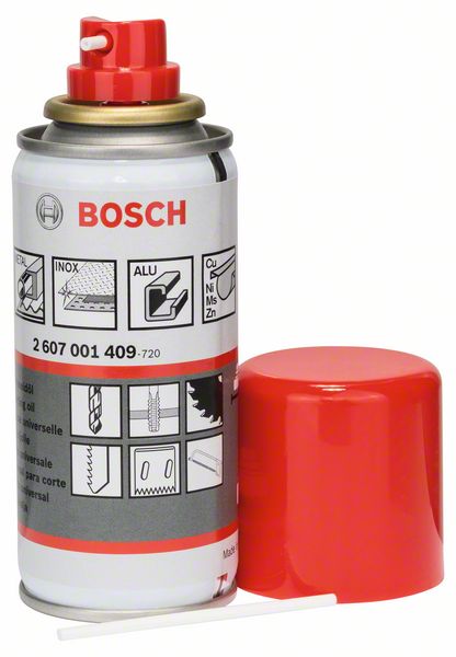 Bosch Universalschneidöl 100 ml zur Verwendung bei Bohren in Metall