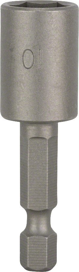 Bosch Extra Hard-Steckschlüssel SW 10 mm 1/4" 50 mm lang mit Magnet