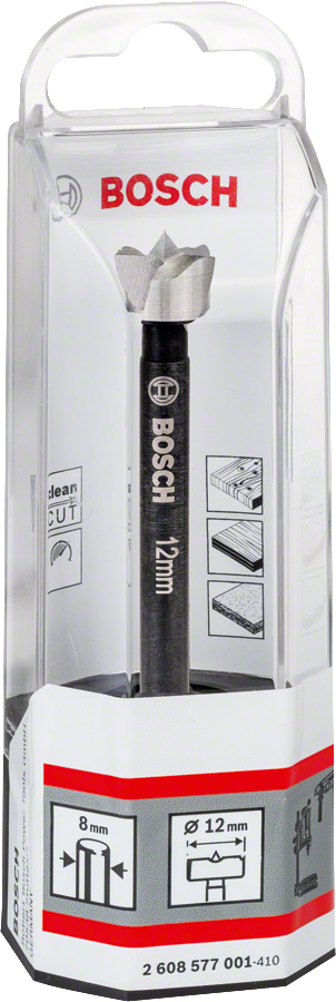 Bosch Forstnerbohrer 8/10 mm Schaft Ø 10 - 50 mm wählbar