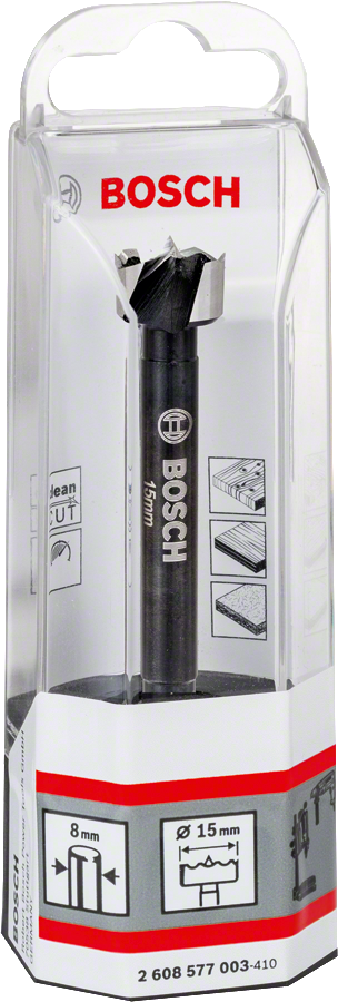 Bosch Forstnerbohrer 8/10 mm Schaft Ø 10 - 50 mm wählbar
