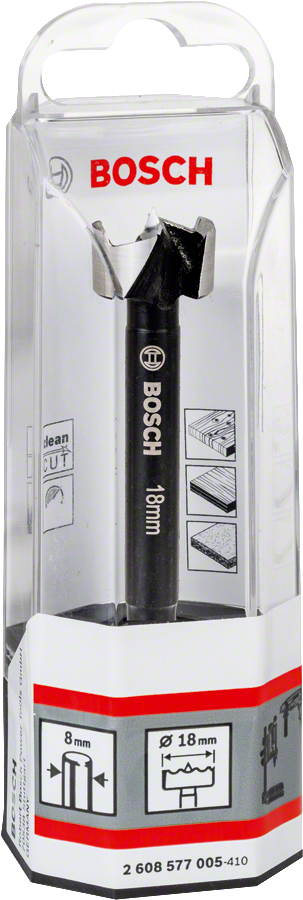 Bosch Forstnerbohrer 8/10 mm Schaft Ø 10 - 50 mm wählbar