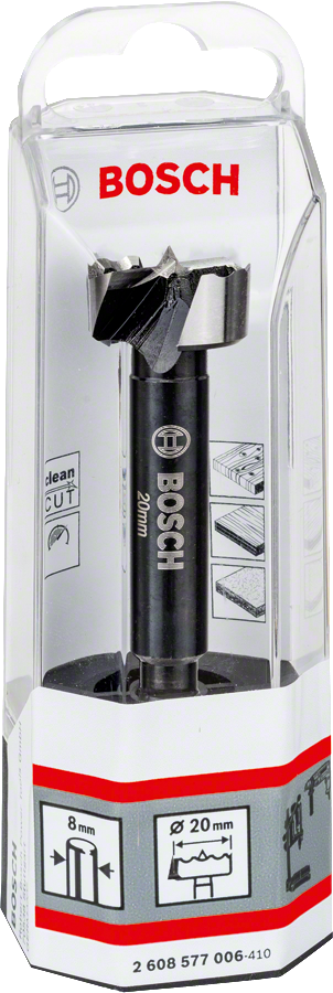 Bosch Forstnerbohrer 8/10 mm Schaft Ø 10 - 50 mm wählbar