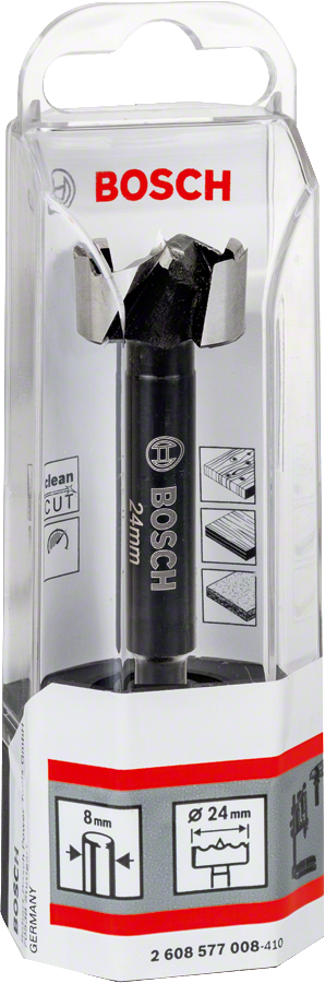 Bosch Forstnerbohrer 8/10 mm Schaft Ø 10 - 50 mm wählbar