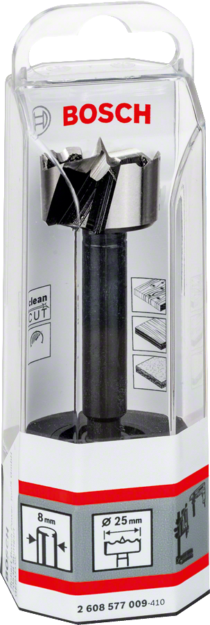 Bosch Forstnerbohrer 8/10 mm Schaft Ø 10 - 50 mm wählbar