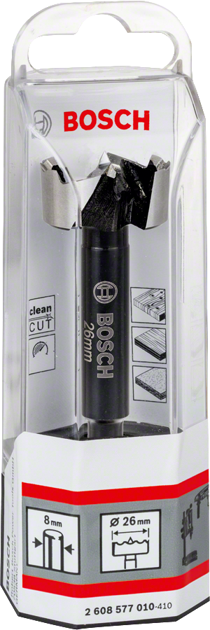 Bosch Forstnerbohrer 8/10 mm Schaft Ø 10 - 50 mm wählbar