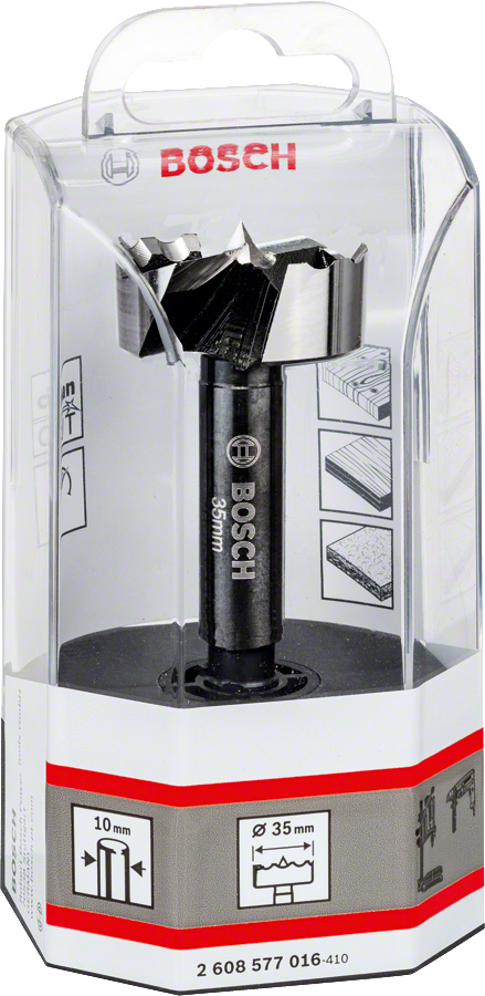 Bosch Forstnerbohrer 8/10 mm Schaft Ø 10 - 50 mm wählbar