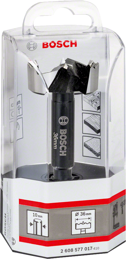 Bosch Forstnerbohrer 8/10 mm Schaft Ø 10 - 50 mm wählbar