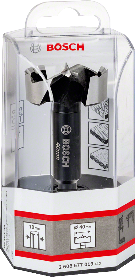 Bosch Forstnerbohrer 8/10 mm Schaft Ø 10 - 50 mm wählbar